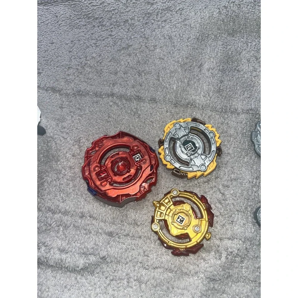 Beyblade Burst Lot Tomy Hasbro 3 Beys Regulus Xcalibur Force Union Achilles